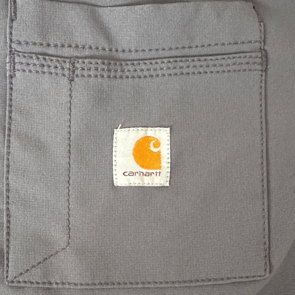 Carhartt Steel Gray Work Scrub Top